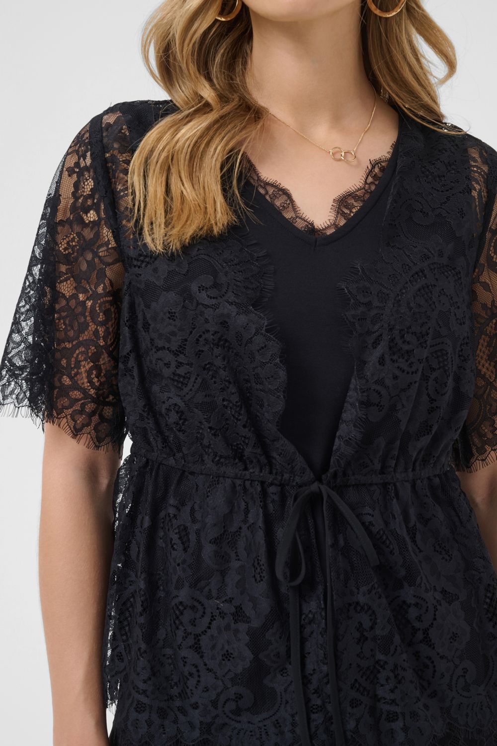 CRSaffron Lace Blouse