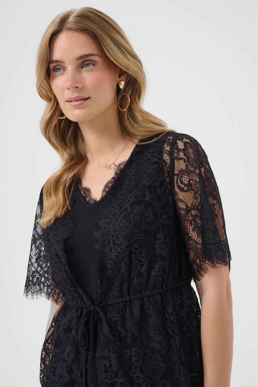 CRSaffron Lace Blouse