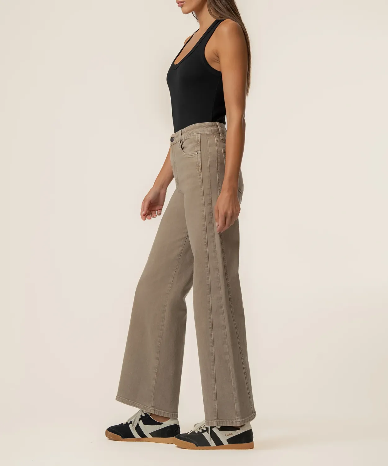 MEG HIGH RISE WIDE LEG SIDE PANEL
