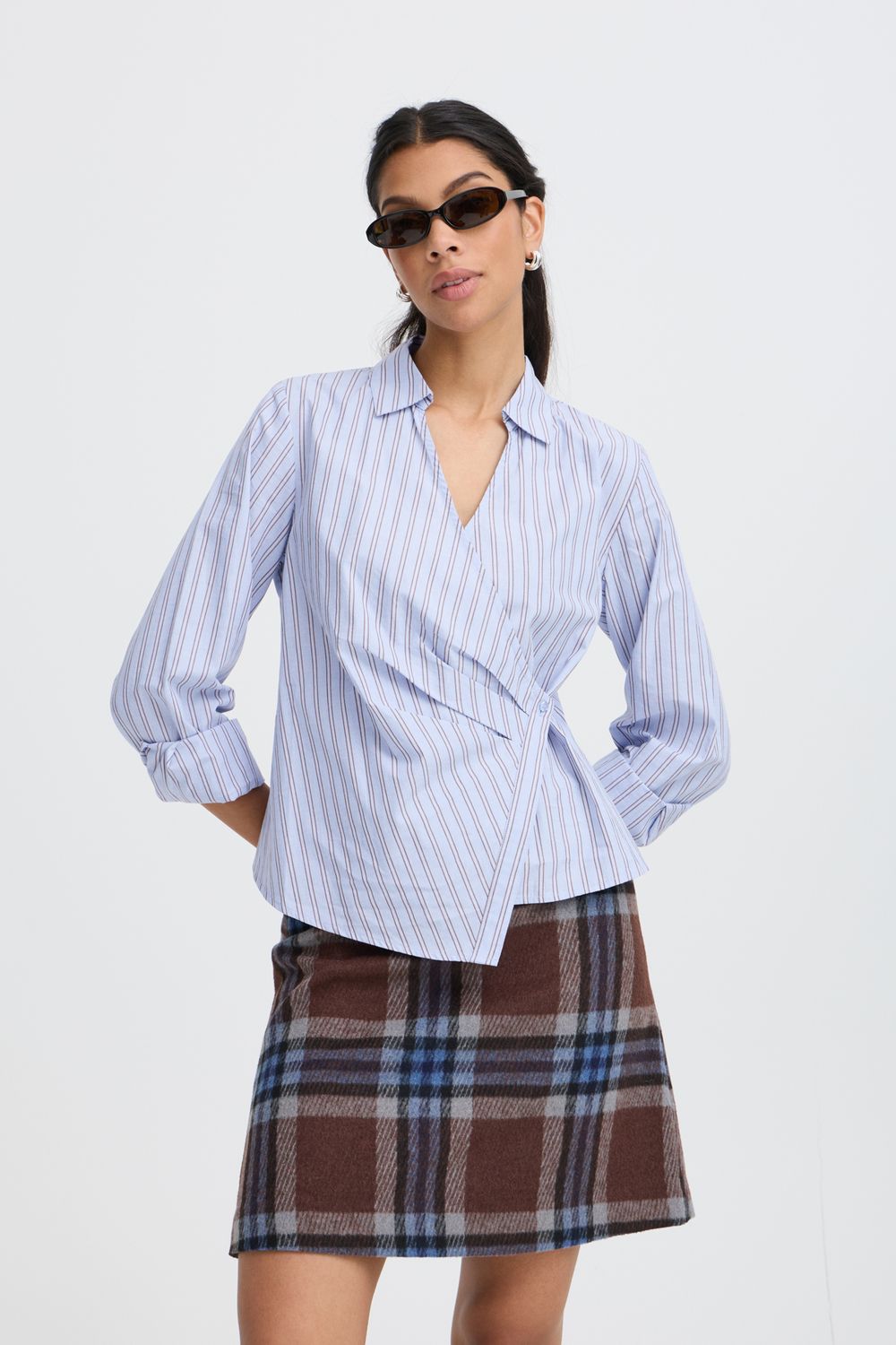 BYHENE WRAP SHIRT