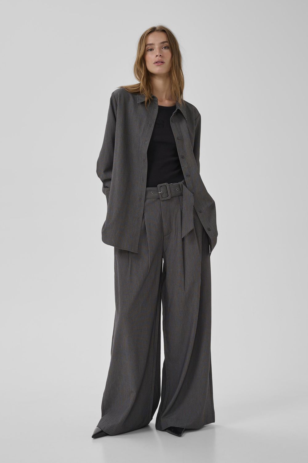 23 THE PINSTRIPED HIGH PANT