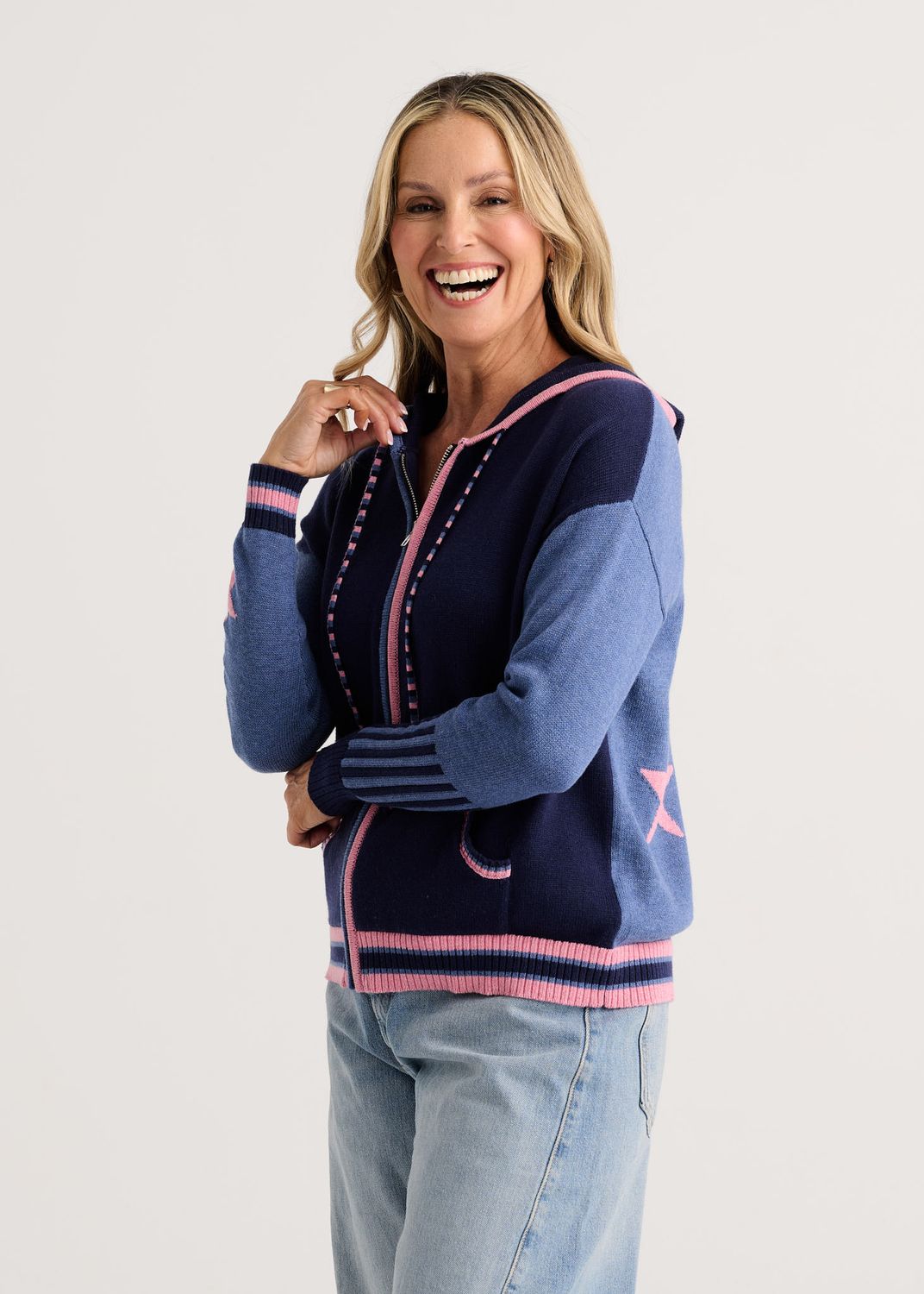 Stars Zip-Up Hoodie