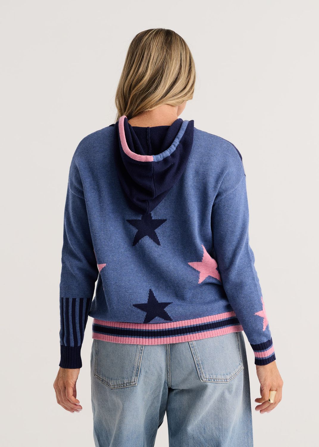 Stars Zip-Up Hoodie