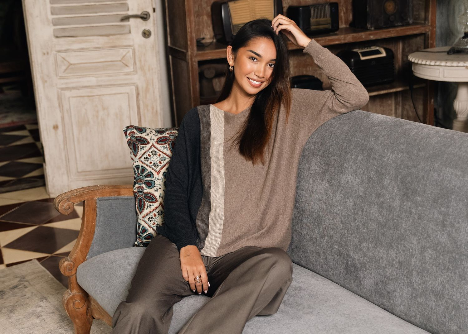 Vertical Line Sweater