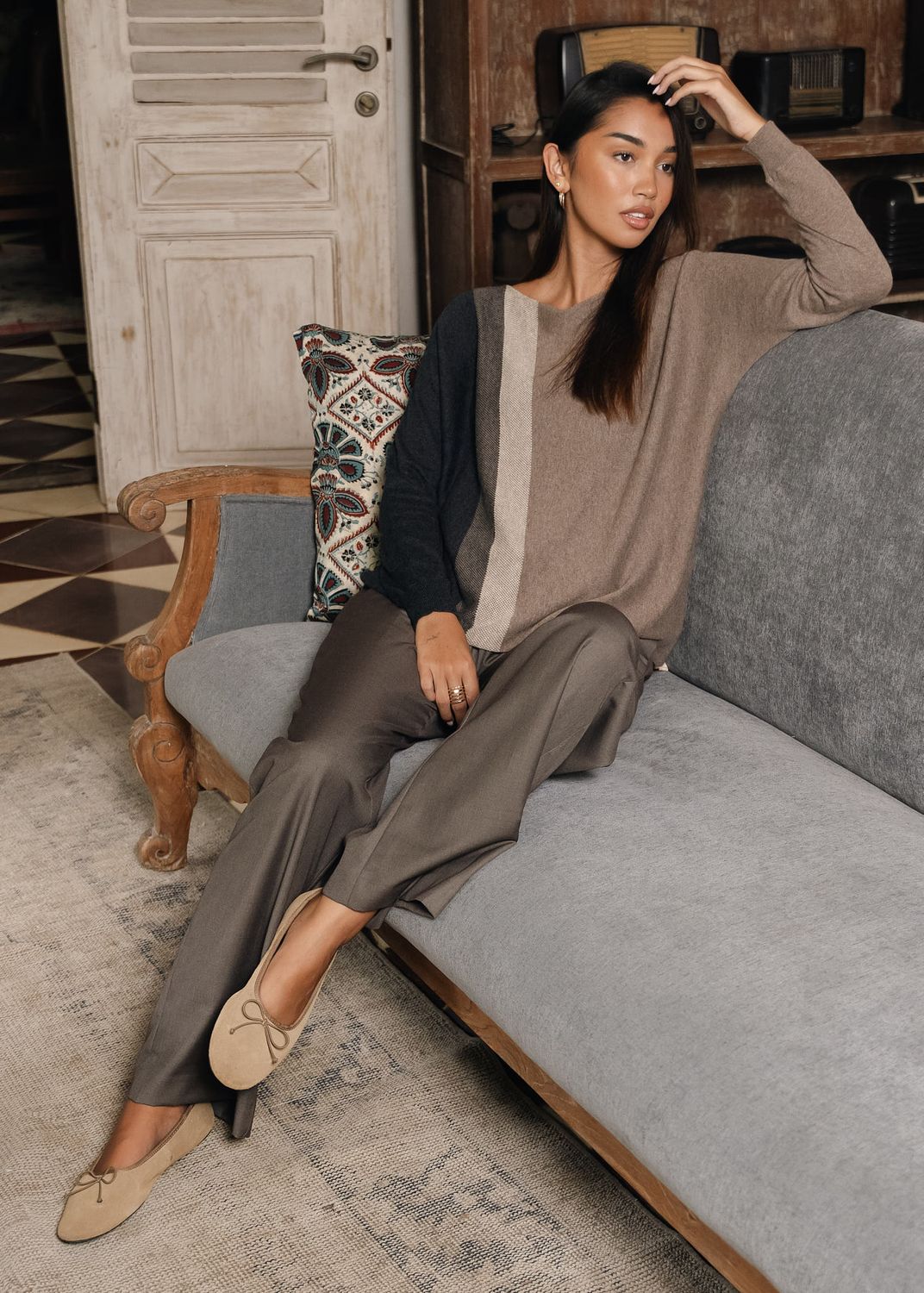 Vertical Line Sweater
