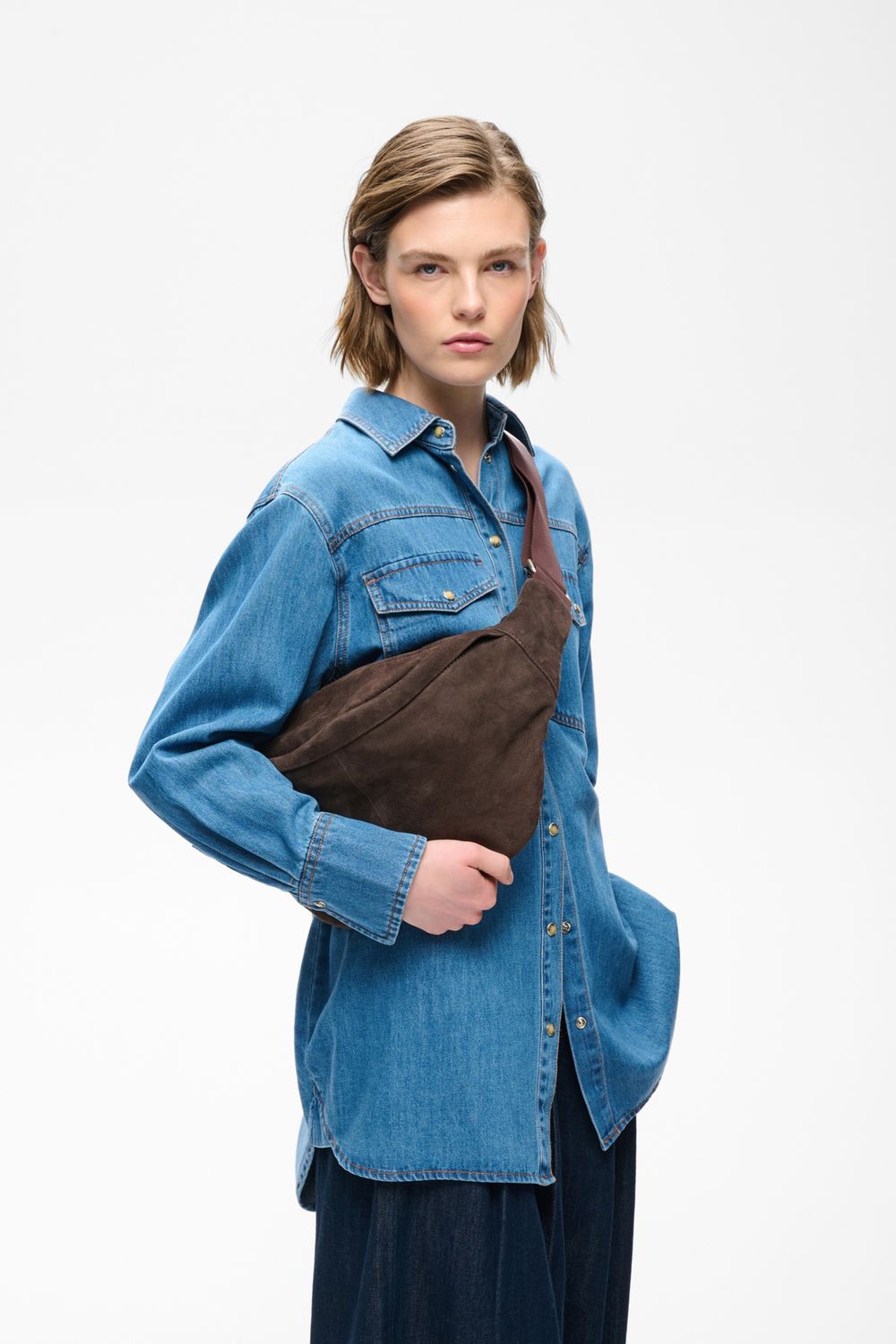 RASIDAIW SUEDE BUMBAG