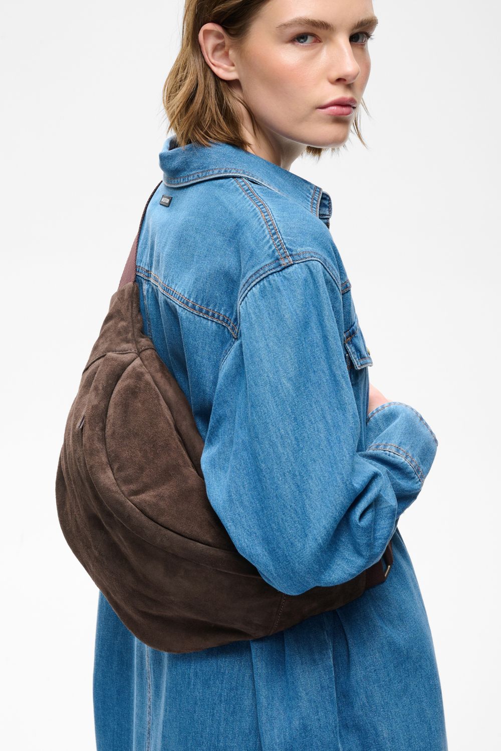 RASIDAIW SUEDE BUMBAG