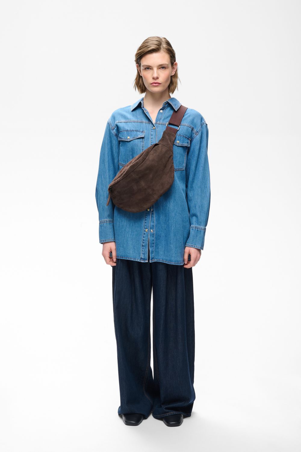 RASIDAIW SUEDE BUMBAG