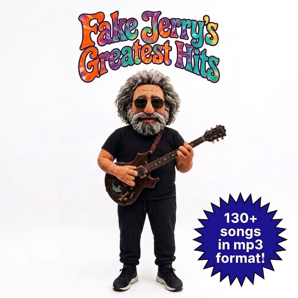 Fake Jerry's Greatest Hits,  130+ Songs! (mp3 format)