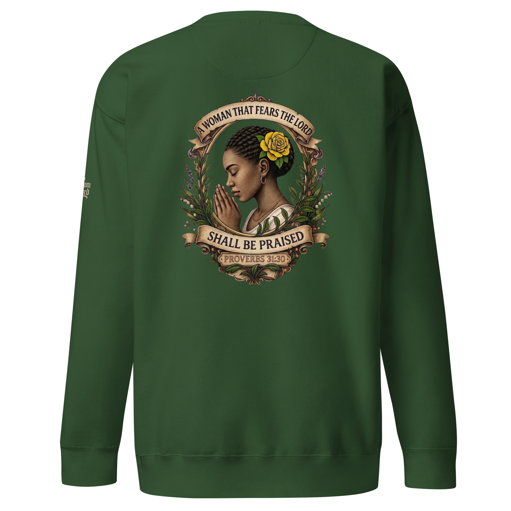 Shall Be Praised Premium Design Sweatshirt