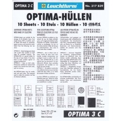 Lighthouse Optima Pages - 3 Pocket - Pack of 10