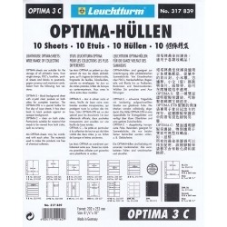 Lighthouse Optima Pages - 3 Pocket - Pack of 10