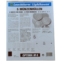 Lighthouse Optima Pages - 6 Pockets - Pack of 5