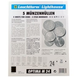 Lighthouse Optima Pages - 24 Pockets - Pack of 5