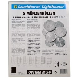 Lighthouse Optima Pages - 54 Pockets - Pack of 5