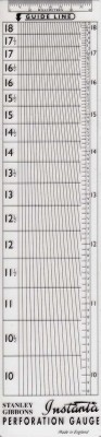 Stanley Gibbons Instanta Peforation Gauge