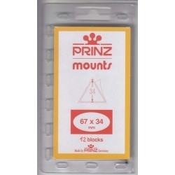Prinz/Scott Stamp Mounts: 67x34