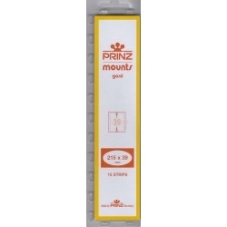 Prinz/Scott Stamp Mount Strips: 215mm x 39mm