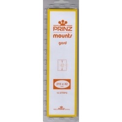 Prinz/Scott Stamp Mount Strips: 215mm x 42mm