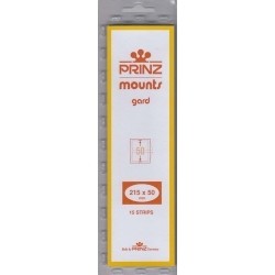 Prinz/Scott Stamp Mount Strips: 215mm x 50mm Prinz/Scott Stamp Mount Strips: 215mm x 50mm
