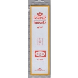Prinz/Scott Stamp Mount Strips: 215mm x 52mm Prinz/Scott Stamp Mount Strips: 215mm x 52mm