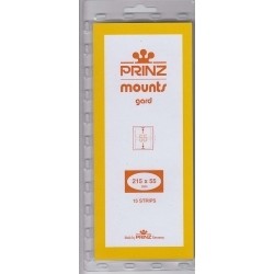 Prinz/Scott Stamp Mount Strips: 215mm x 55mm Prinz/Scott Stamp Mount Strips: 215mm x 55mm