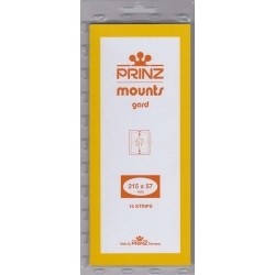 Prinz/Scott Stamp Mount Strips: 215mm x 57mm