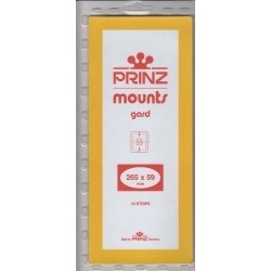 Prinz/Scott Stamp Mount Strips: 265mm x 59mm Prinz/Scott Stamp Mount Strips: 265mm x 59mm
