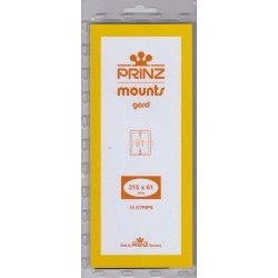 Prinz/Scott Stamp Mount Strips: 215mm x 61mm Prinz/Scott Stamp Mount Strips: 215mm x 61mm