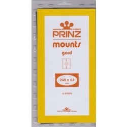 Prinz/Scott Stamp Mount Strips: 240mm x 63mm