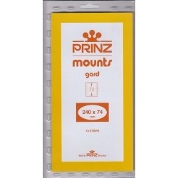 Prinz/Scott Stamp Mount Strips: 240mm x 74mm