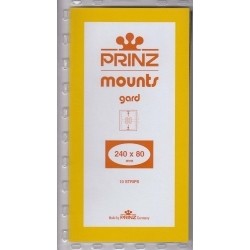 Prinz/Scott Stamp Mount Strips: 240mm x 80mm