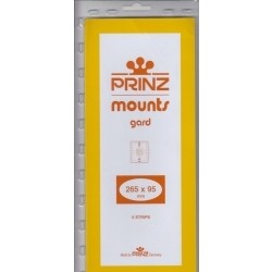 Prinz/Scott Stamp Mount Strips: 265mm x 95mm