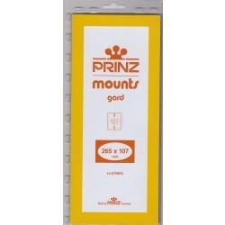 Prinz/Scott Stamp Mount Strips: 265mm x 107mm