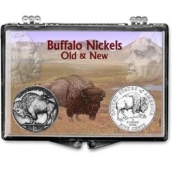 Buffalo Nickels Old and New - Snaplock