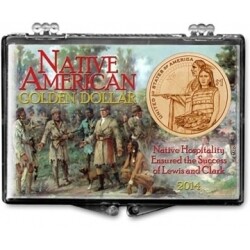 2014 Native American Golden Dollar -  Snaplock