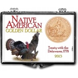2013 Native American Golden Dollar -  Snaplock