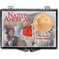 2015 Native American Golden Dollar -  Snaplock