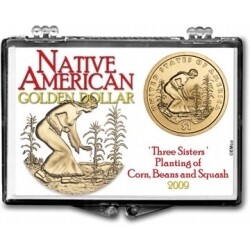 2009 Native American Golden Dollar -  Snaplock