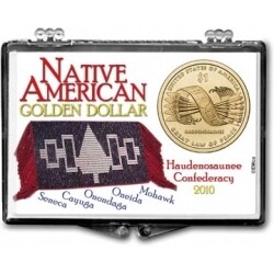 2010 Native American Golden Dollar -  Snaplock