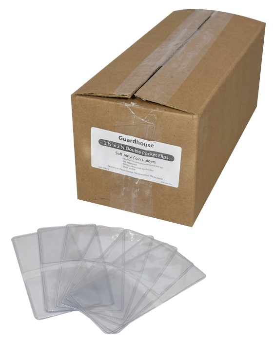 Guardhouse 2.5 x 2.5 Coin Flip - Soft Vinyl Bulk/1000 Box