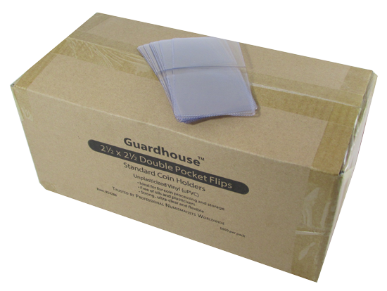 Guardhouse 2.5x2.5 Coin Flip - Unplasticized Bulk/1000 box