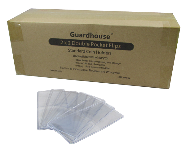 Guardhouse 2x2 Coin Flip - Unplasticized Bulk/1000 box