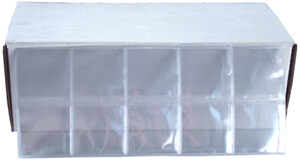 Frame-A-Coin Vinyl Flips - 2 1/2x2 1/2 Coin Flips - 1000 per box - Bulk