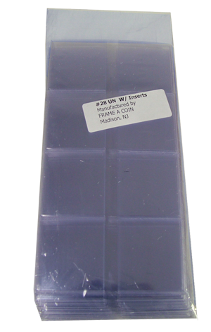 Frame A Coin 2x2 Coin Flips UN - 100 per pack