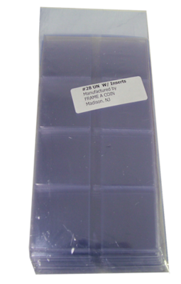 Frame A Coin 2x2 Coin Flips UN - 100 per pack Frame A Coin 2x2 Coin Flips UN - 100 per pack