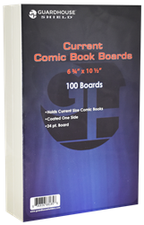 Guardhouse Current Comic Book Boards (6 3/4 x 10 1/2) - 100 Pack