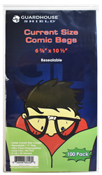 Guardhouse Resealable Bag for Current Comic Books - 6 7/8 x 10 1/2