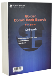 Guardhouse Golden Comic Book Boards (7 5/8 x 10 1/2) - 100 Pack