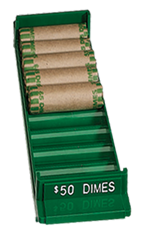 Coin Roll Trays - Dime